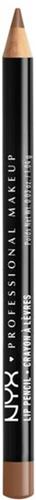 Nyx Professional Makeup Slim Lip Pencil - Nude Truffle - Fijn lippotlood - Nude Bruin