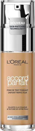 LOréal Paris - Accord Parfait Foundation - 3R/C - Natuurlijk Dekkende Foundation met Hyaluronzuur en SPF 16 - 30 ml