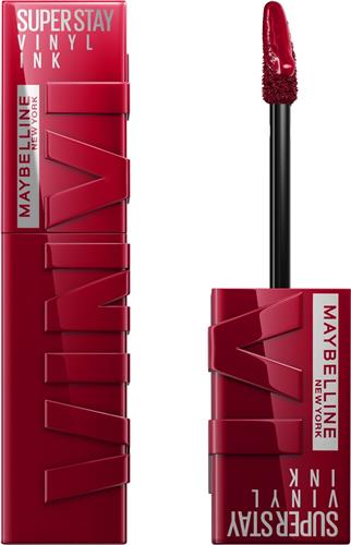 Maybelline New York - SuperStay Vinyl Ink Lipstick - 55 Royal - Rood - Langhoudende Lippenstift - 4,2 ml