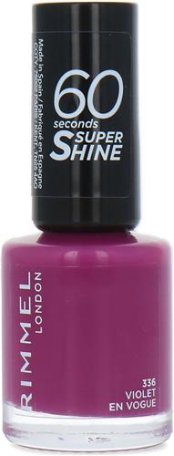 Rimmel 60 Seconds Super Shine Nagellak - 336 Violet En Vogue