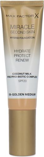 Max Factor Miracle Second Skin Foundation - 06 Golden Medium