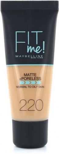 Maybelline Fit Me Matte + Poreless Foundation - 220 Natural Beige