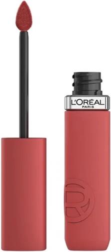 L'Oréal Paris Infaillible Matte Resistance lippenstift Nude  Langhoudende Vloeibare Lipstick met een matte finish Verrijkt met Hyaluronzuur  Vegan  645 Crush Alert  5ml