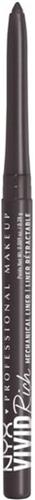 Nyx Professional Makeup Vivid Rich Mechanical Pencil - Mechanische eyeliner - op edelstenen genspireerde kleuren met roomzachte pigmenten - Truffle Diamond - Bruin - 4,8GR