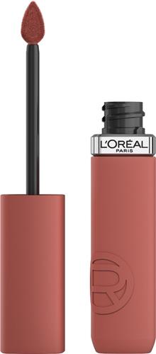 L'Oréal Paris Infaillible Matte Resistance lippenstift Nude  Langhoudende Vloeibare Lipstick met een matte finish Verrijkt met Hyaluronzuur - Vegan - 635 Worth It Medium - 5ml