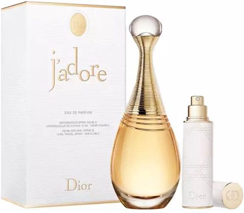 Dior J'adore Giftset - 100 ml eau de parfum spray + 10 ml eau de parfum spray - cadeauset voor dames