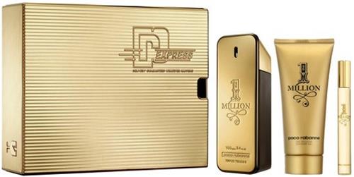 Paco Rabanne 1 Million Parfum Eau de Parfum 100ml + Eau de Parfum 10ml + Shower Gel 100ml