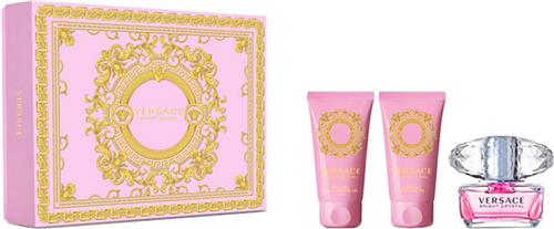 Versace Bright Crystal EDT Spray 50ml + Shower Gel 50ml + Body Lotion Gift Set 2023