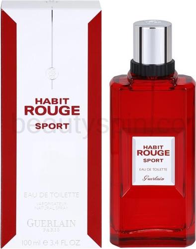 Guerlain Habit Rouge Sport 100 ml - Eau De Toilette Spray Men