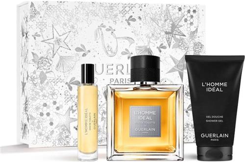 Guerlain L'Homme Idéal Giftset - 100 ml eau de toilette spray + 7,5 ml eau de toilette tasspray + 75 ml showergel - cadeauset voor heren