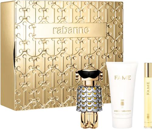 Paco Rabanne Fame Geschenkset - Eau de Parfum 50 ml - + Body Lotion 75 ml + EDP 10 ml
