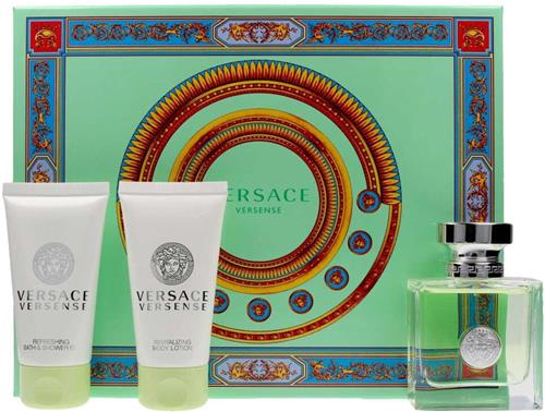 Versace Versense Gift Set Eau de toilette Spray 50ml + body lotion 50ml + shower gel 50ml