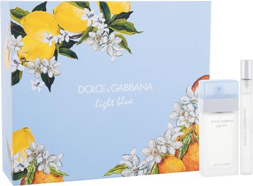 Dolce & Gabbana Light Blue Giftset - 25 ml eau de toilette spray + 10 ml eau de toilette tasspray - cadeauset voor dames