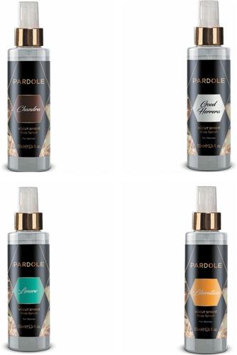 Pardole - Bodymist Vrouwen Pakket 4 Stuks