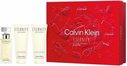 Women's Perfume Set Calvin Klein Eternity 3 Pieces