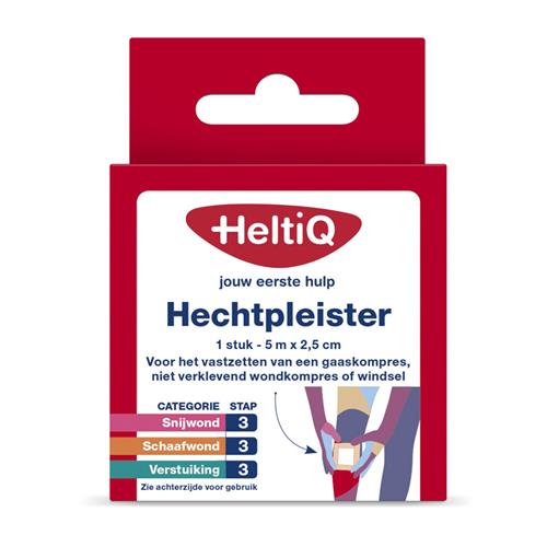 HeltiQ Hechtpleister 2.5cm x 5m (1st)